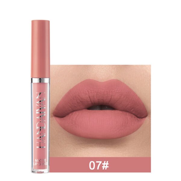 Matte Non-stick Cup Lip Gloss, Non-fading Matte Liquid Lipstick - Image 4