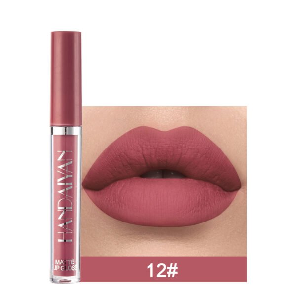 Matte Non-stick Cup Lip Gloss, Non-fading Matte Liquid Lipstick - Image 9