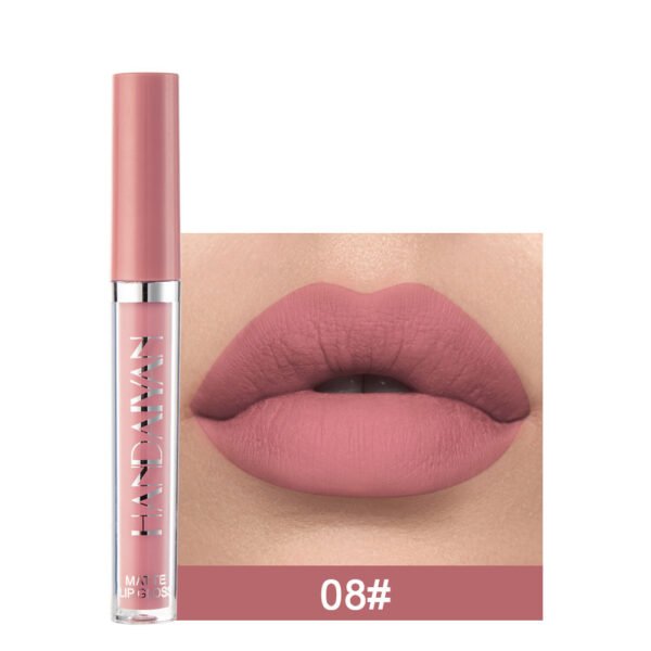 Matte Non-stick Cup Lip Gloss, Non-fading Matte Liquid Lipstick - Image 5