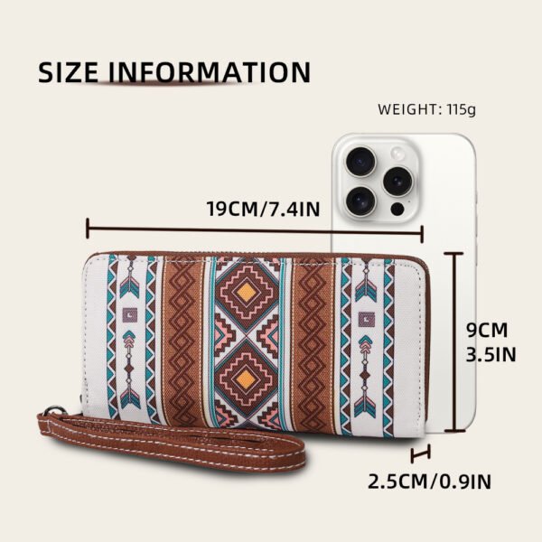 Bohemian Wind Belt RFID Wallet - Image 5