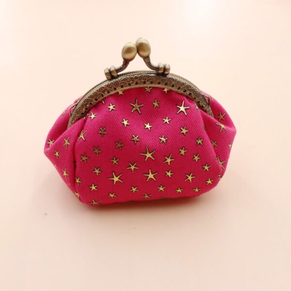 Denim Cloth Vintage Handmade Women's Hand-held Coin Purse Hasp Card - Image 3