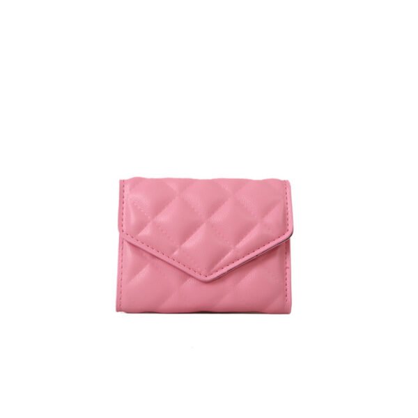 Multi-fold Wallet Casual Diamond Embroidery Thread Simple Large-capacity Wallet - Image 3