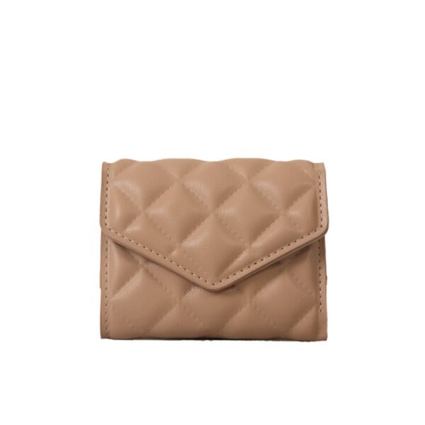 Multi-fold Wallet Casual Diamond Embroidery Thread Simple Large-capacity Wallet - Image 4