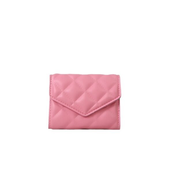 Multi-fold Wallet Casual Diamond Embroidery Thread Simple Large-capacity Wallet - Image 9