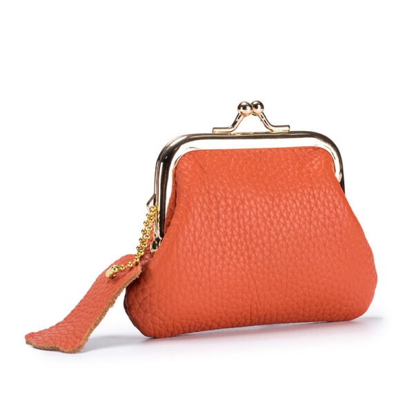 Women's Genuine Leather Small Retro Coin Purse - Image 5