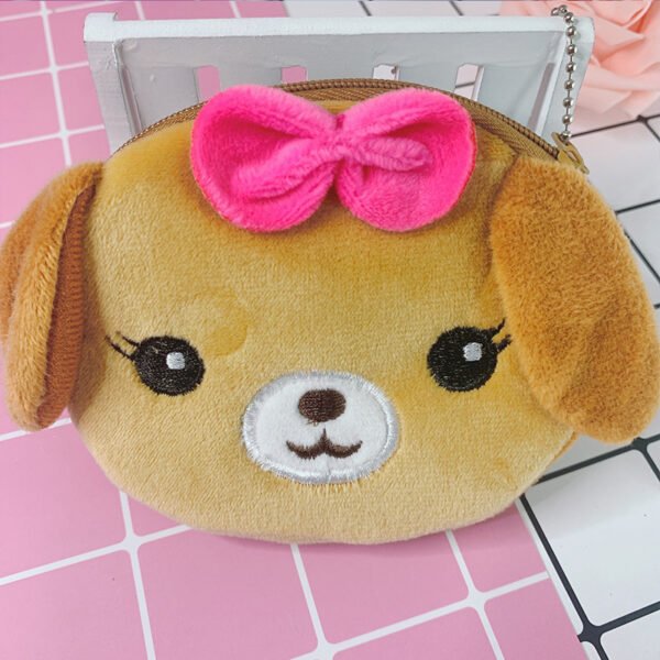 Cartoon Female Cute Student Portable Mini Plush Earphone Key Coin Purse - Image 5