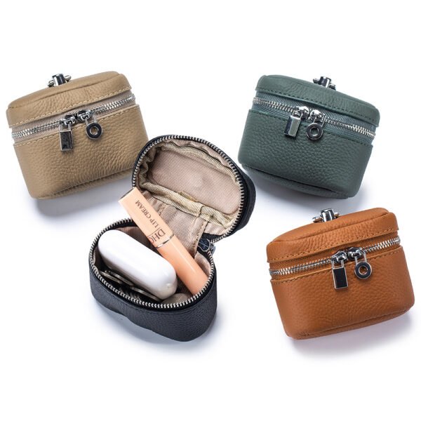 Leather Small Neck-hanging Coin Purse Simple And Portable - Image 10