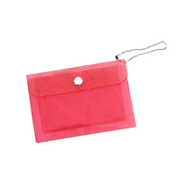 Girl Heart Laser Coin Purse PVC Transparent Card Cover - Image 8