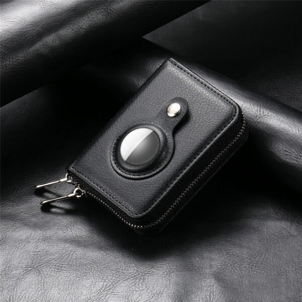 RFID Double Zip Wallet Sets Carbon Fiber PU Storage Card Sleeve - Image 4