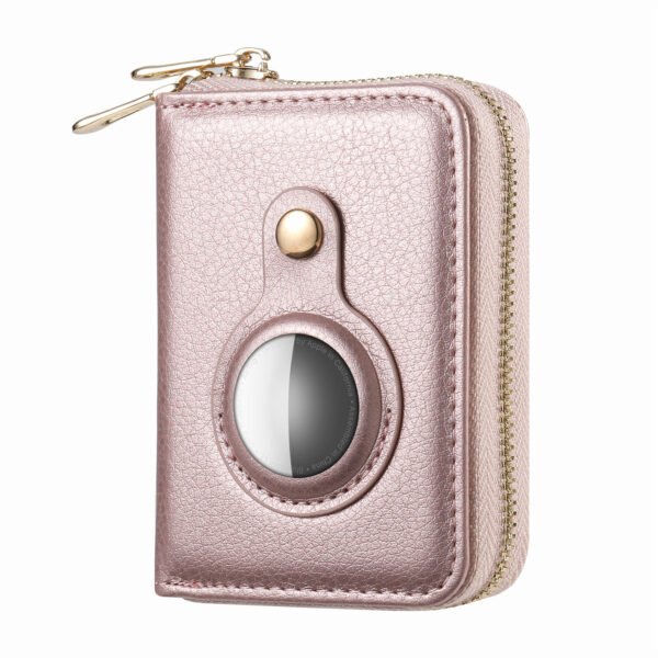 RFID Double Zip Wallet Sets Carbon Fiber PU Storage Card Sleeve - Image 5