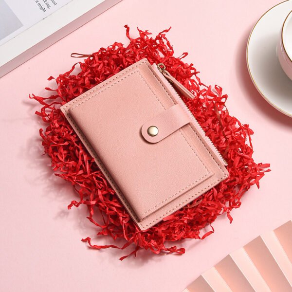 Multi Slot Student Short Zipper Coin Purse - Image 5