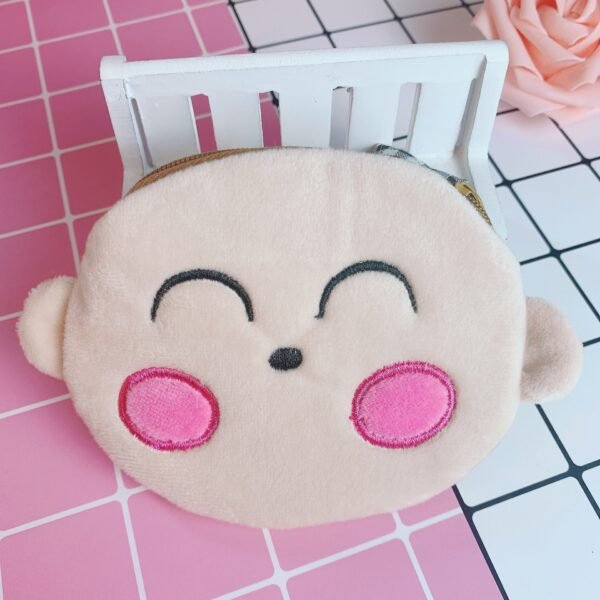 Cartoon Female Cute Student Portable Mini Plush Earphone Key Coin Purse - Image 7