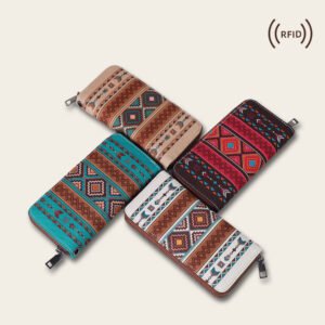 Bohemian Wind Belt RFID Wallet