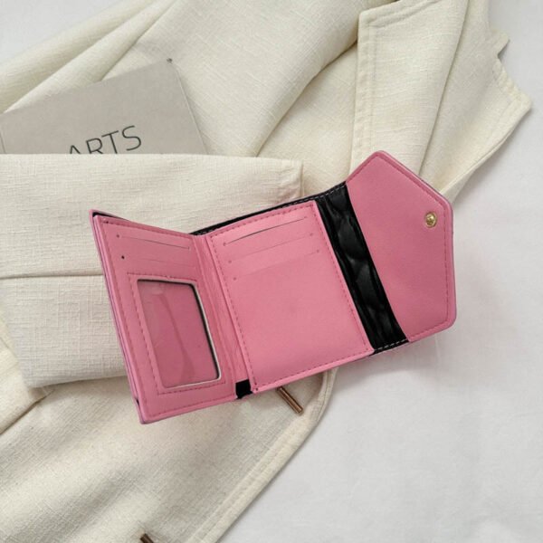 Multi-fold Wallet Casual Diamond Embroidery Thread Simple Large-capacity Wallet - Image 7
