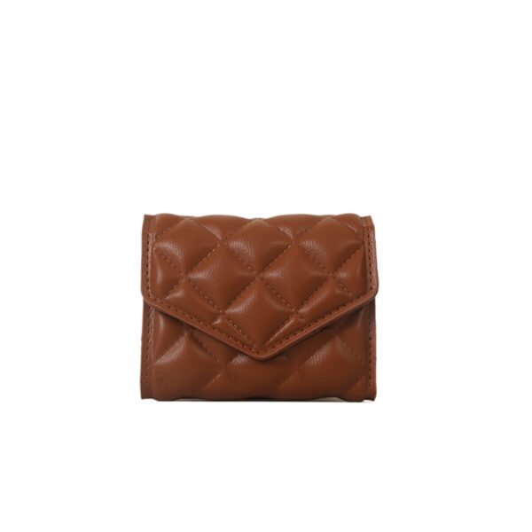 Multi-fold Wallet Casual Diamond Embroidery Thread Simple Large-capacity Wallet - Image 6
