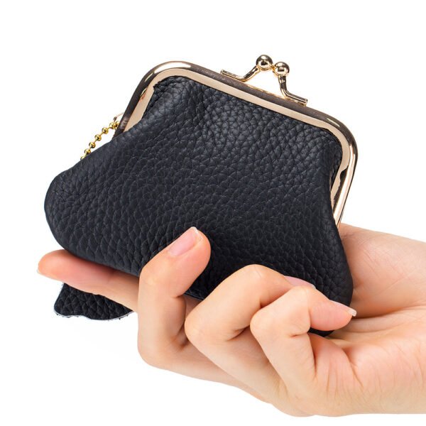 Women's Genuine Leather Small Retro Coin Purse - Image 3