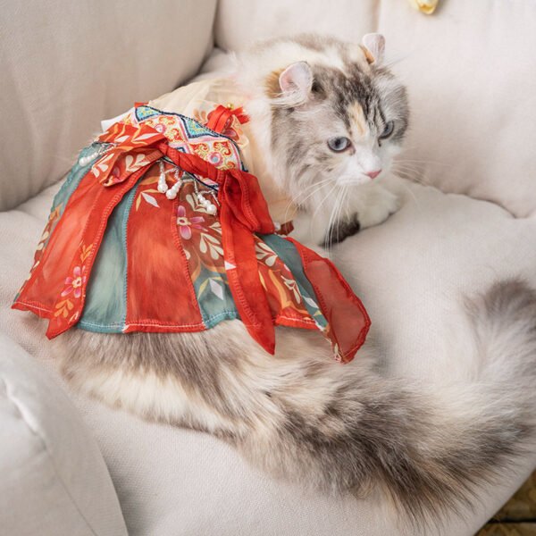 Cat Skirt Princess Style Pet Hanfu Anti Hair Loss - Image 3