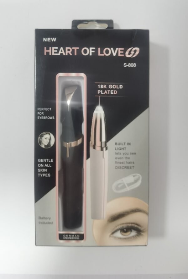 Mini Electric Eyebrow Trimmer Lipstick Brows Pen Hair Remover Painless Razor Epilator with LED Light - Image 10