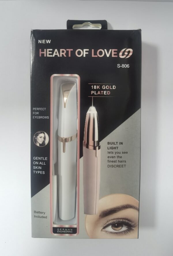 Mini Electric Eyebrow Trimmer Lipstick Brows Pen Hair Remover Painless Razor Epilator with LED Light - Image 5