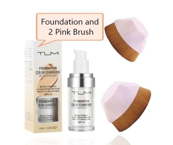 Temperature Liquid Foundation Concealer Portable Natural Color  Makeup Foundation BB Concealer - Image 8