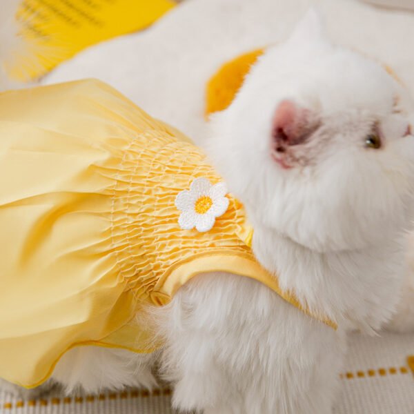 Sunflower Dog Two Foot Dress Pet Clothes - Image 2