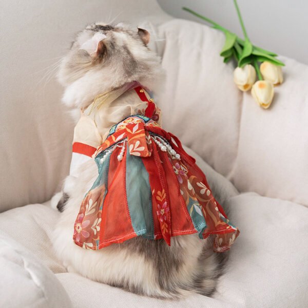 Cat Skirt Princess Style Pet Hanfu Anti Hair Loss - Image 4