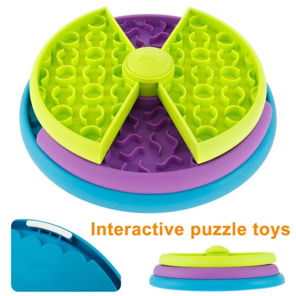 Slow Food Bowl Anti Choking Cat Bowl Dog Basin Puzzle Feeder Healthy Pet Rotating Game Board Pet Products - Image 10