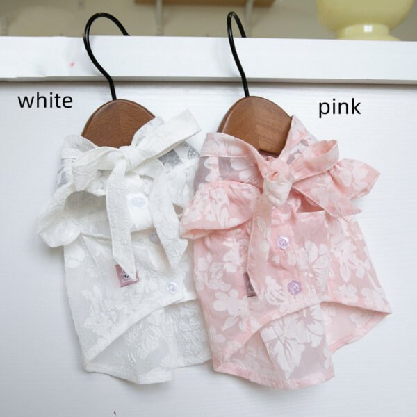 Tie Bow Collar Dress Pet Cat - Image 4