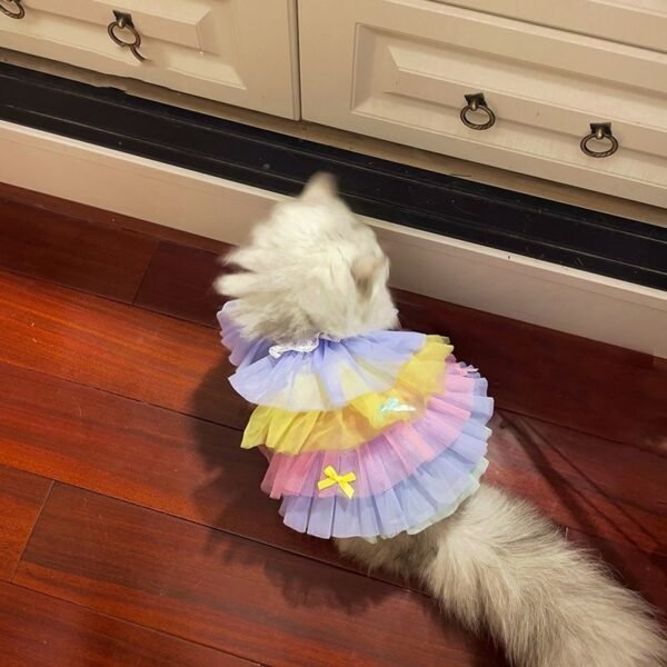 Pet Cat Clothes Dog Lace Mesh Dress - Image 3