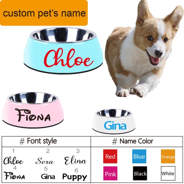Dog Supplies Bowls Large Stainless Steel Food Bowls Pet Cat Bowls - Image 6