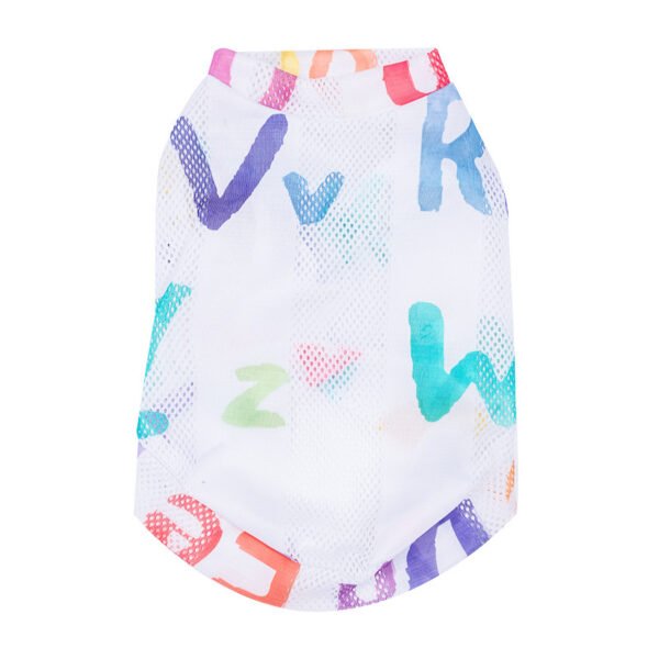 Cat Clothes Anti Hair Loss Cute VestBlue - Image 6