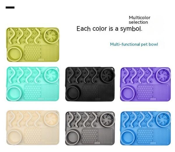 Dog Silicone Licking Pad Pet Licking Mat Silicone Smelling Mat Multifunctional Food Bowl Pets Supplies - Image 6