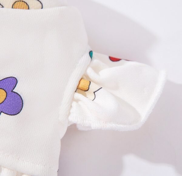 Dog Clothes Lightweight Cute Flower Printed Dress - Image 5