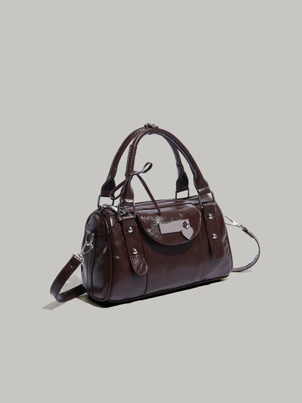 Sweet Cool Love Heart Bow Tie Handbag Female Niche - Image 6