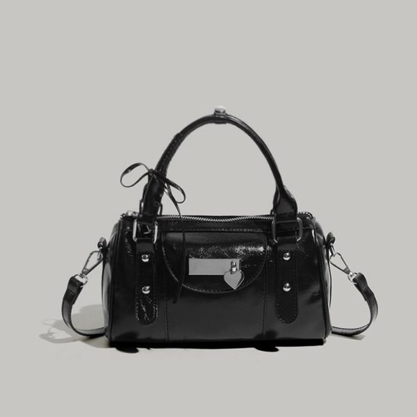 Sweet Cool Love Heart Bow Tie Handbag Female Niche