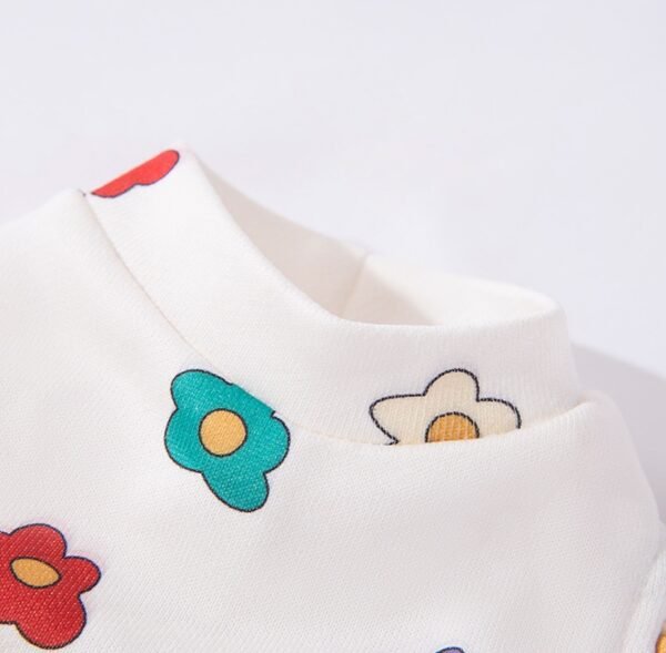 Dog Clothes Lightweight Cute Flower Printed Dress - Image 9