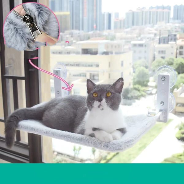 Cat Suction Cup Window Glass Hammock Pet Cat Pets Products - Image 10
