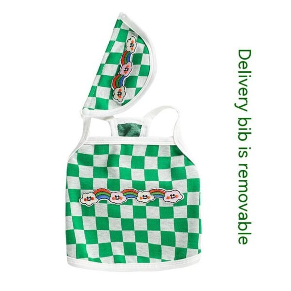 Bib Chessboard Fashion Brand Vest Pet Dog - Image 5