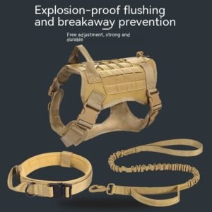 Nylon Tactical Dog Coat Quick Release Tank Top Pet