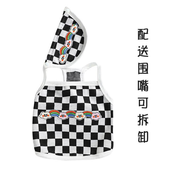 Bib Chessboard Fashion Brand Vest Pet Dog - Image 7
