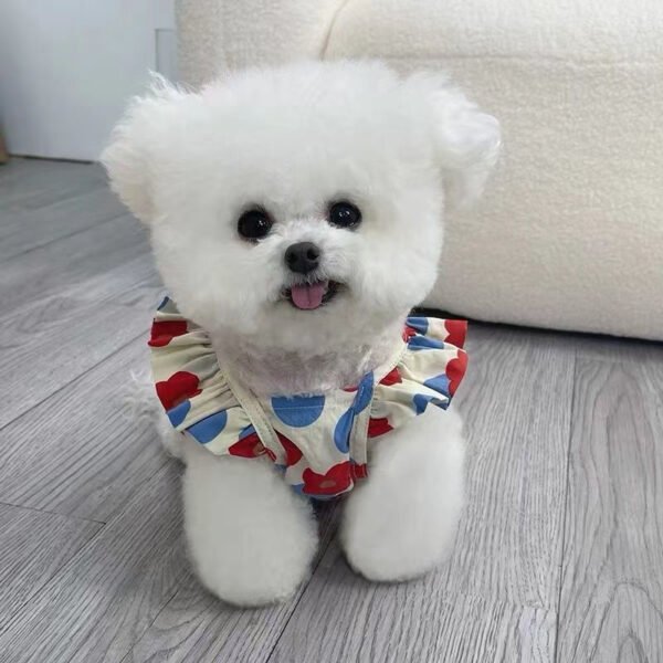 Dog Cat Floral Dress Pet Clothes - Image 6