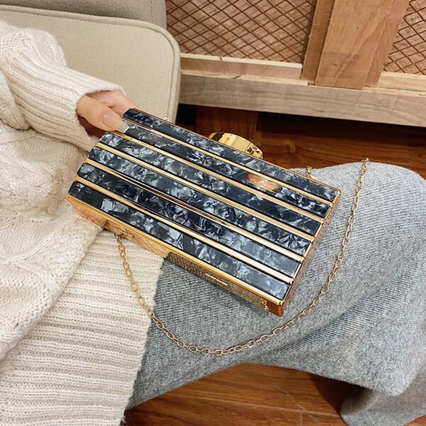Women's High-end Patch Acrylic Evening Bag - Image 2