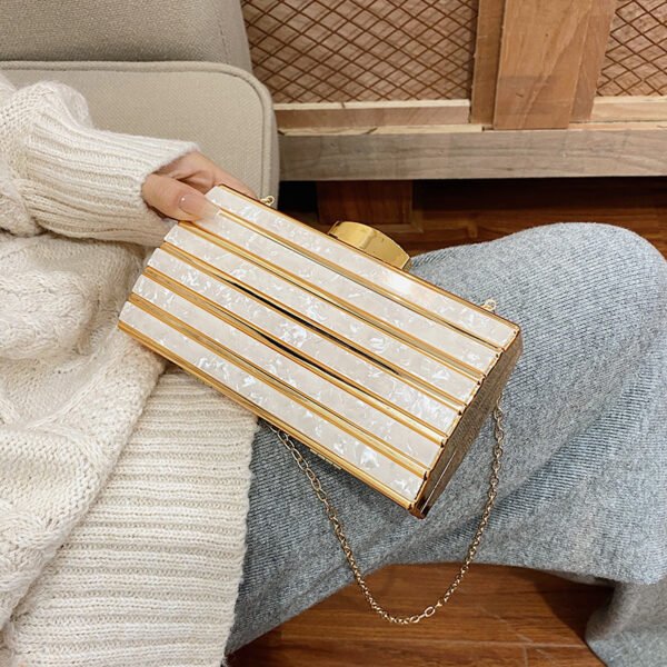 Women's High-end Patch Acrylic Evening Bag - Image 3