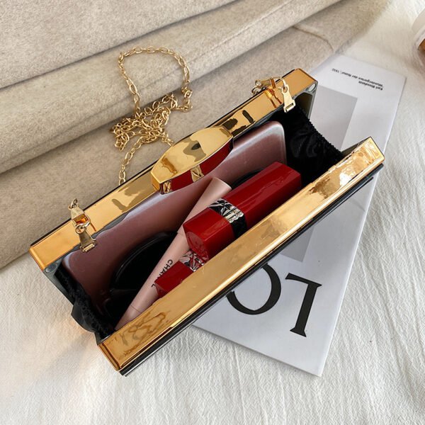 Women's High-end Patch Acrylic Evening Bag - Image 4