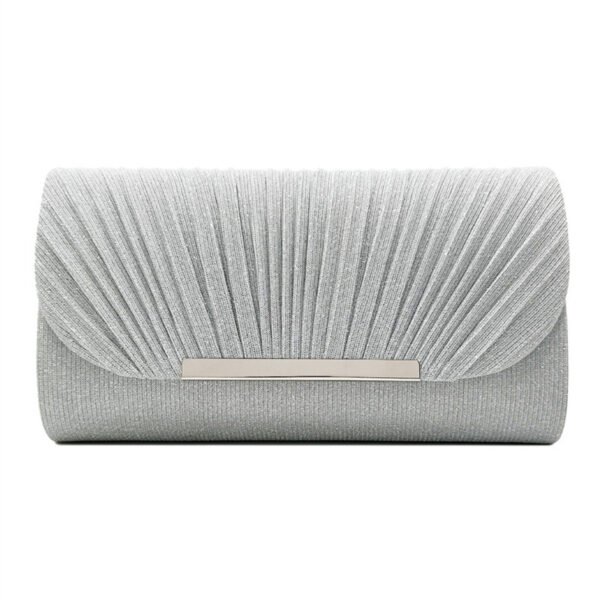 Women's Hardware Edge Party Pattern Fine Pink Clutch - Image 6
