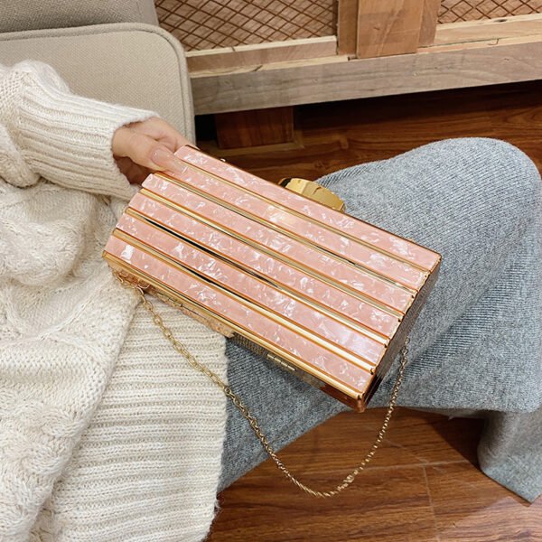 Women's High-end Patch Acrylic Evening Bag - Image 5