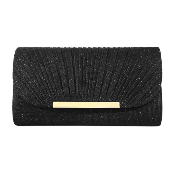 Women's Hardware Edge Party Pattern Fine Pink Clutch - Image 4